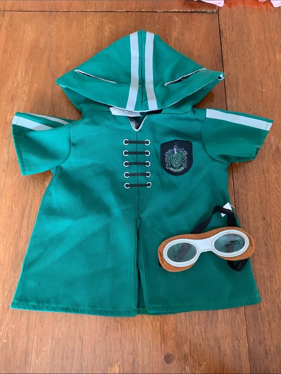 Build-A-Bear Other - Build-A-Bear Green Slytherin Hooded Costume with Goggles
